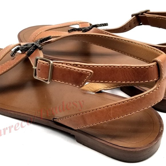 Saint Laurent Dark Noce Nu Pieds Flats - Picture 5 of 7